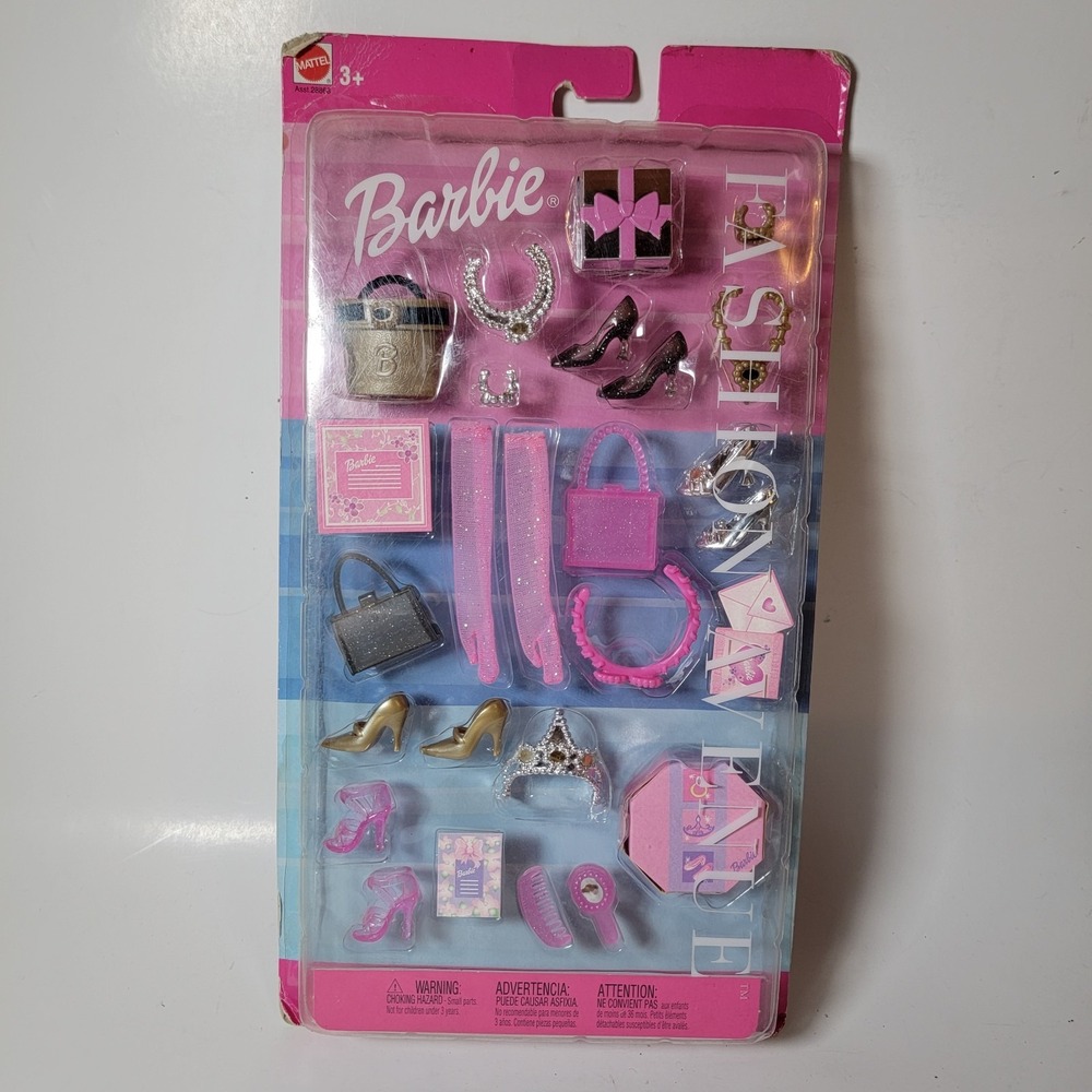 Barbie Fashion‎ Avenue Accessory Packs 2002 NEW, NRFB Shoes Purses